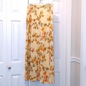 Maxi Peach Skirt